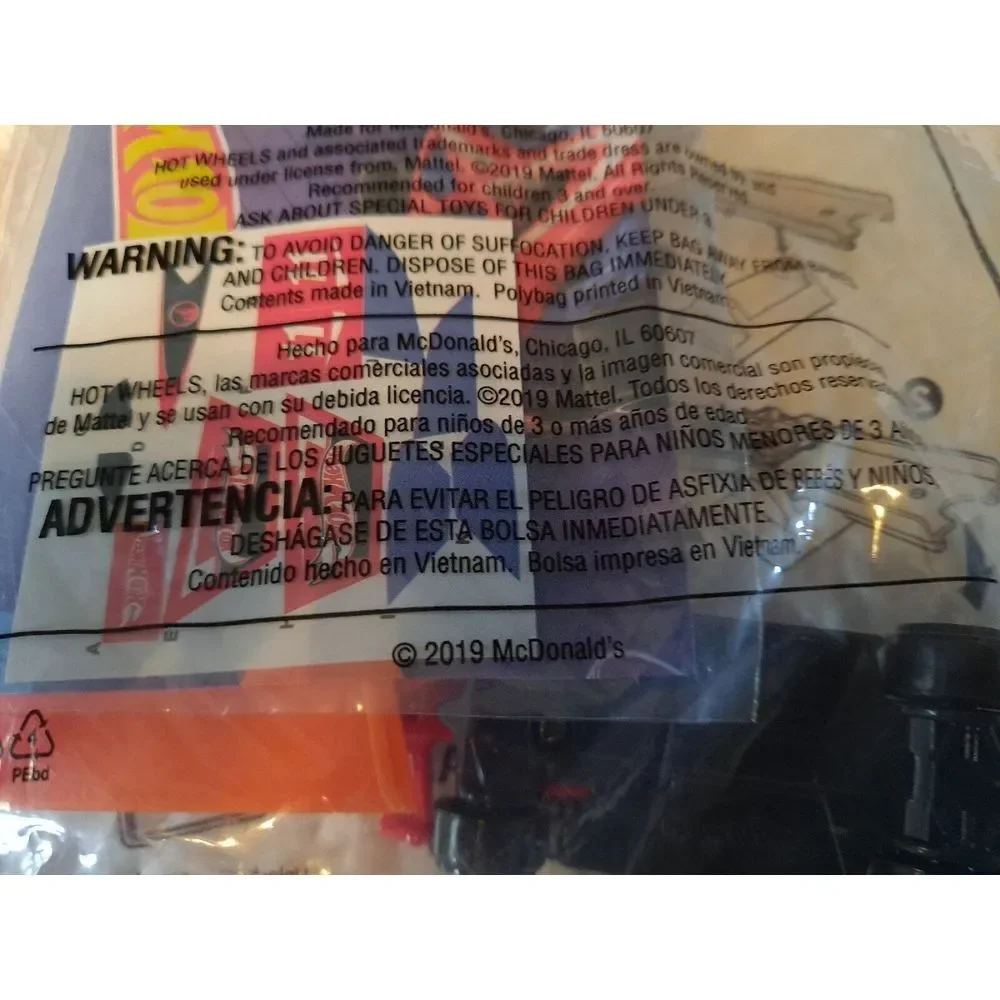 2019 Hot Wheels McDonald's Happy‎ Meal #5 Winning Formula Fulcrum Ramp